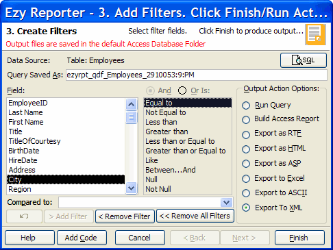 Ezy Filter & Ezy Reporter Data Analysis Pack 
