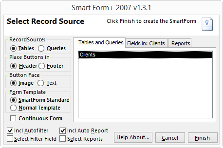 Smart Form Plus Access Add-In
